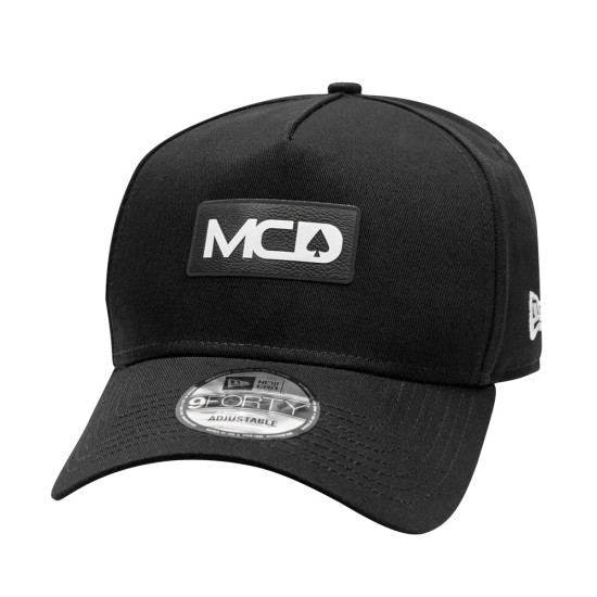 Boné MCD x New Era Aba Curva Snapback Plate Preto