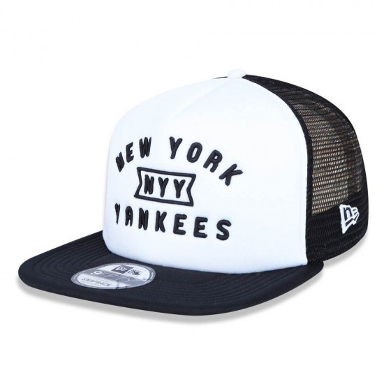bone new era trucker