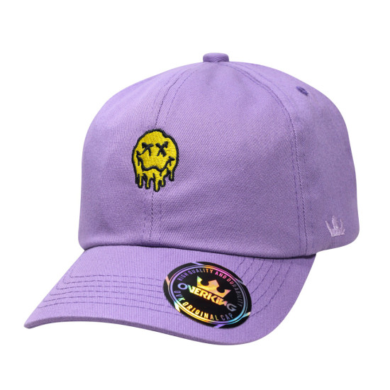 Boné Overking Dad Hat Strapback Melt Smile Lilás