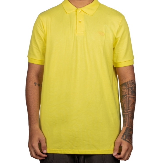 Camisa Polo Gajang Manga Curta Amarelo