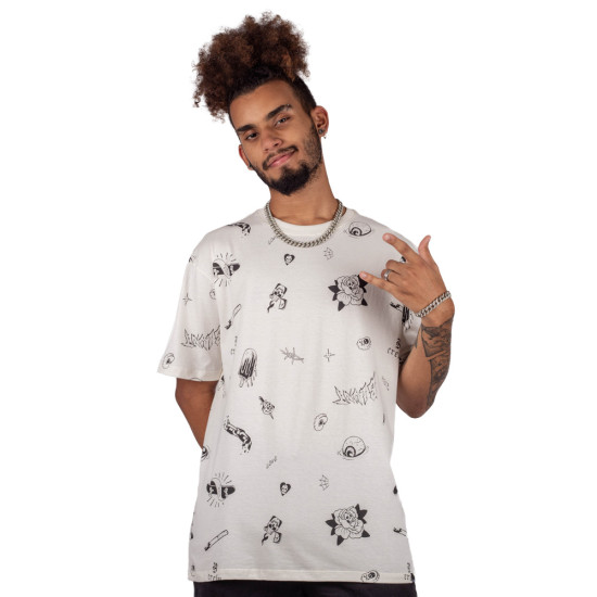 Camiseta Blunt Especial Flashs Off White