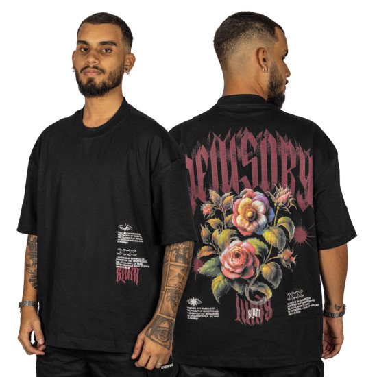 Camiseta Blunt Especial Oversized Delusory Preto