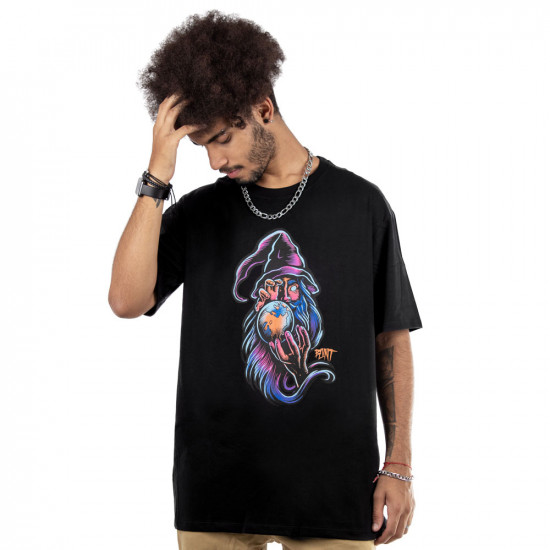 camiseta-blunt-estampada-wizard-preto