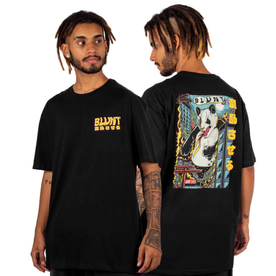 Camiseta Blunt Japan Comics Preto Emporium Brazil