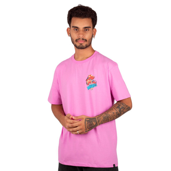 Camiseta Blunt Shrooms Rosa