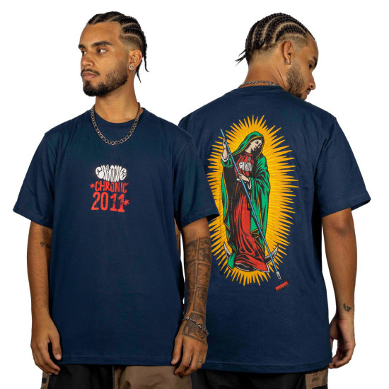 Camiseta Chronic Santa Azul