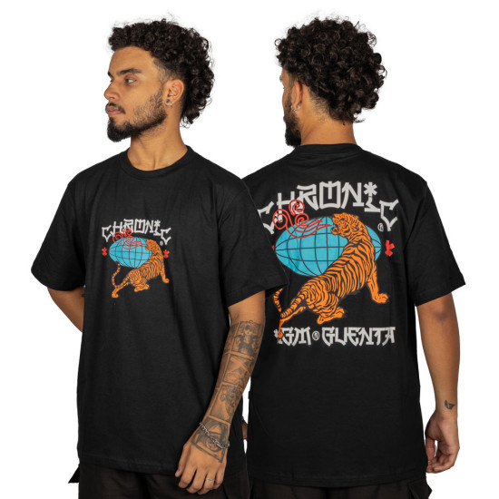Camiseta Chronic 4215 Tigre Preto