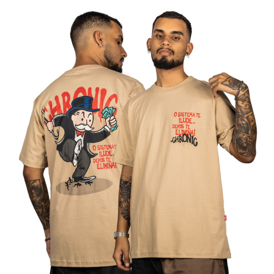 Camiseta Chronic 4338 Bege