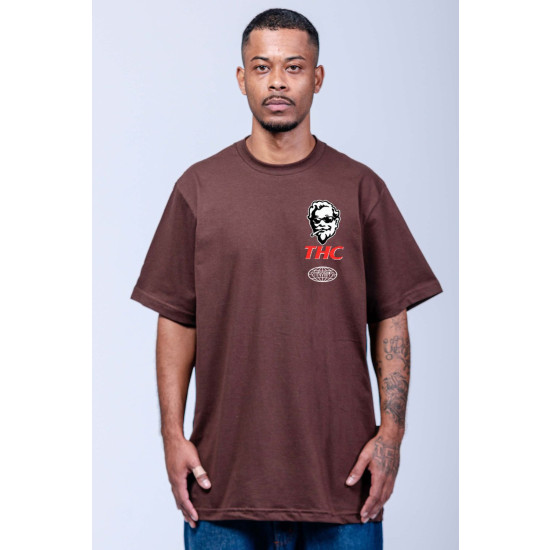  Camiseta Chronic Big THC Marrom