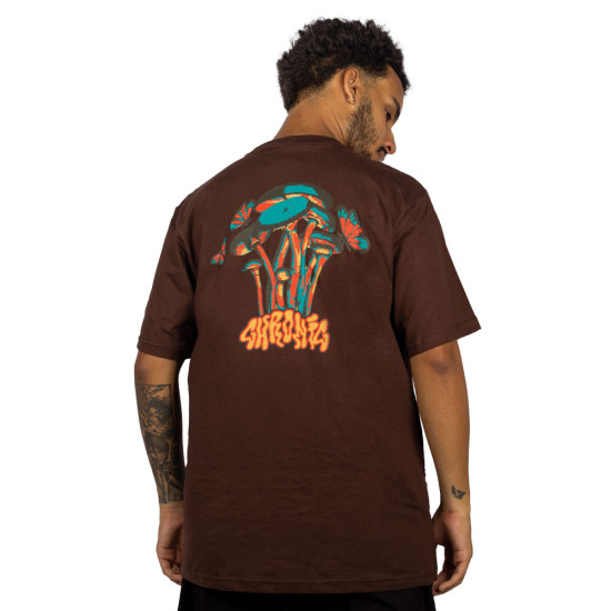 Camiseta Chronic Mushroom Marrom