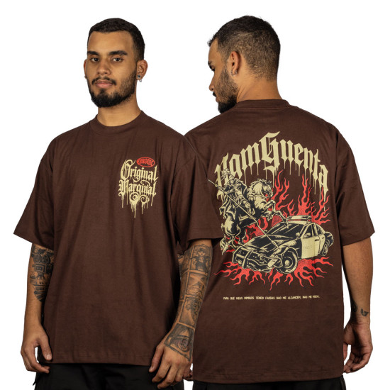 Camiseta Chronic 4464 Marrom