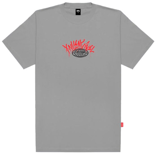 Camiseta Chronic Plus Size Invencível Cinza