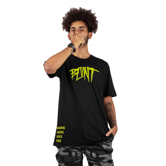 Camiseta Blunt Side Preto / Amarelo