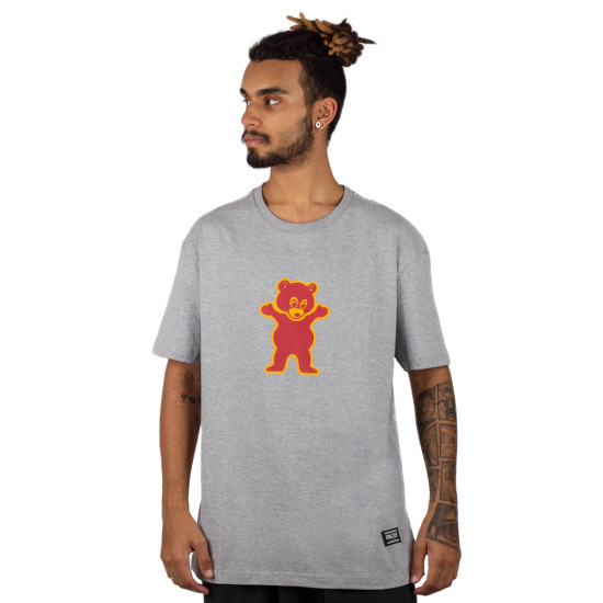 Camiseta Grizzly Mascot Cinza