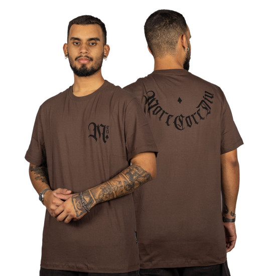 Camiseta MCD Caligrafiti Costas Marrom