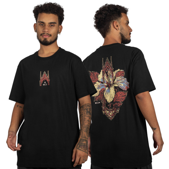 Camiseta MCD Hibisco Preto
