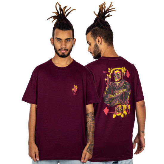 Camiseta MCD Plata O Plomo Vinho