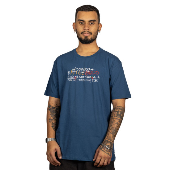 Camiseta Nicoboco Bowes Marinho