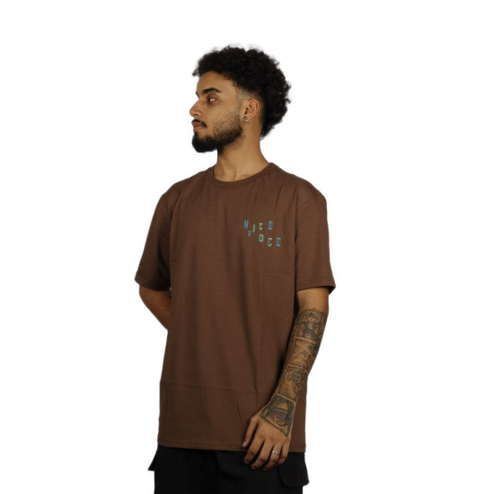 Camiseta Nicoboco Islas Marrom