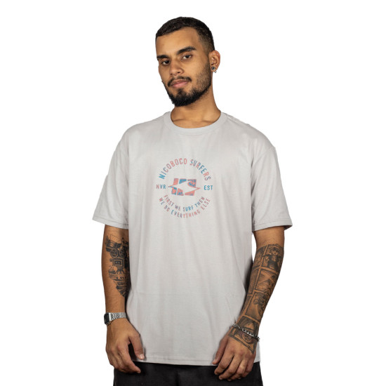 Camiseta Nicoboco Moorea Cinza