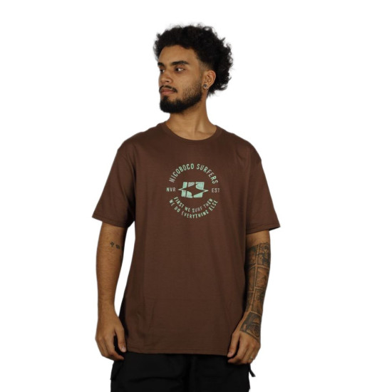 Camiseta Nicoboco Moorea Marrom