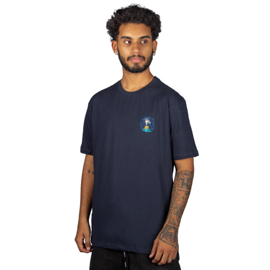Camiseta Nicoboco Murasaki Marinho