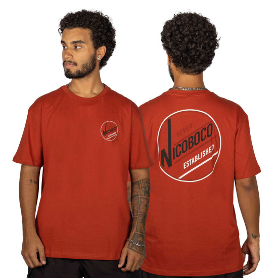 Camiseta Nicoboco Tait Ferrugem