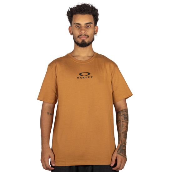 Camiseta Oakley Bark New Tee Caramelo