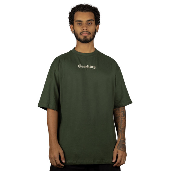 Camiseta Overking Oversized Gothic Verde
