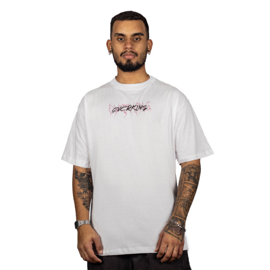 Camiseta Overking Oversized Scream Branco