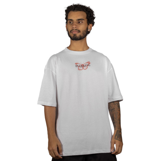 Camiseta Overking Oversized Butterfly Off White