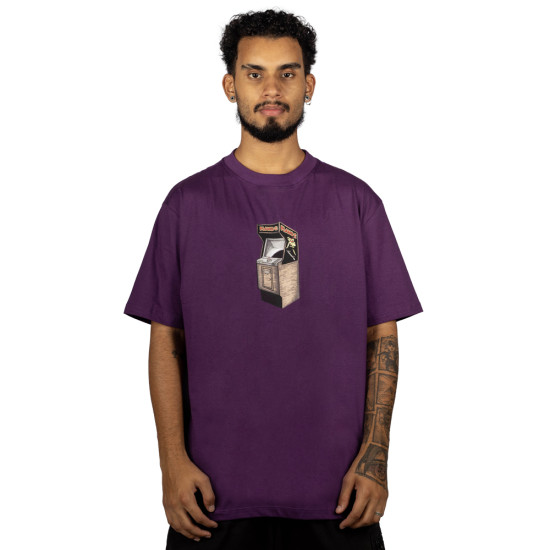 Camiseta Plano C Arcade Roxo