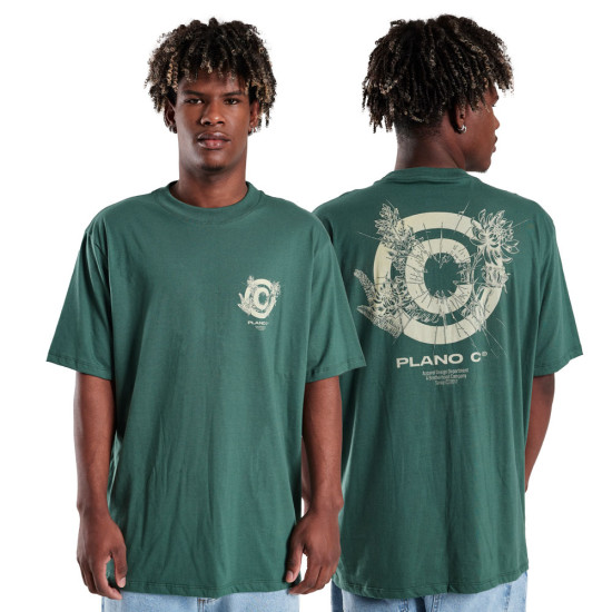 Camiseta Plano C Broken Glass Verde