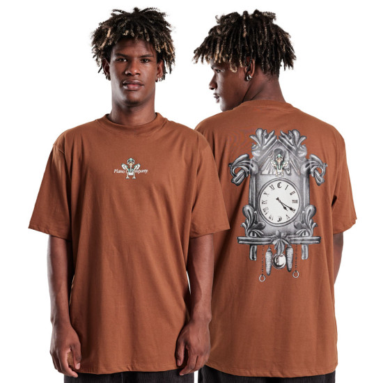 Camiseta Plano C Cuckoo Clock Marrom