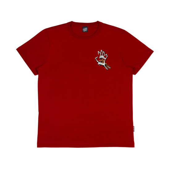 Camiseta Santa Cruz Bone Hand Cruz Bordo