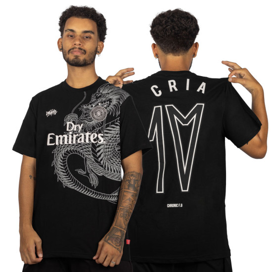 Camiseta Chronic de Time Dragão Preto