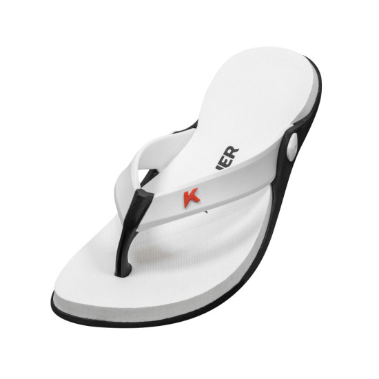 Chinelo Sand lia Kenner DGV 03 Groove Exclusive Branco Preto