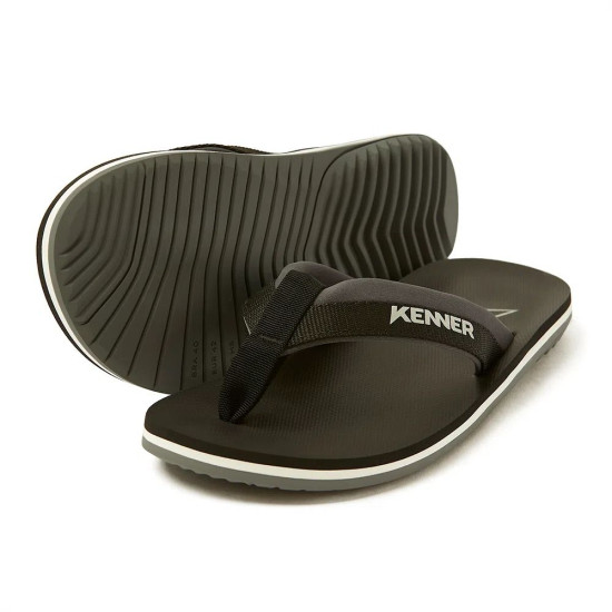 Chinelo Kenner Kinno Preto / Cinza 