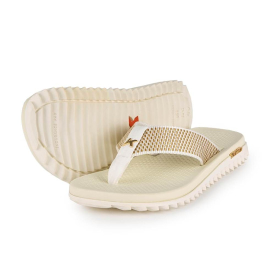 Chinelo Sandália Kenner Kivah Dots Bege