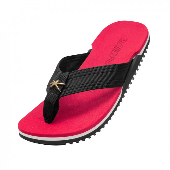 Chinelo Sand lia Kenner NK6 Original Gold Vermelho Preto