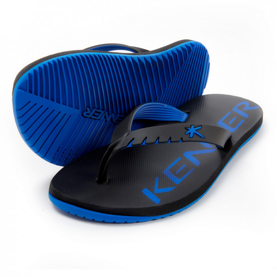 Chinelo Kenner Red High Preto / Azul