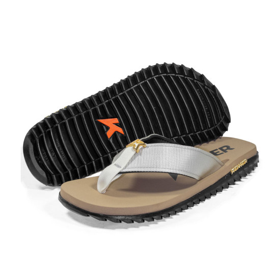 Chinelo Sandália Kenner Kivah Gold Bege