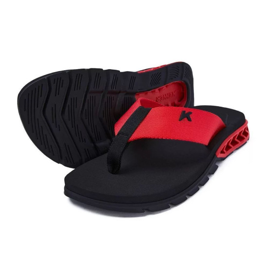 Chinelo Sandália Kenner Rakka DBT-06 Preto / Vermelho