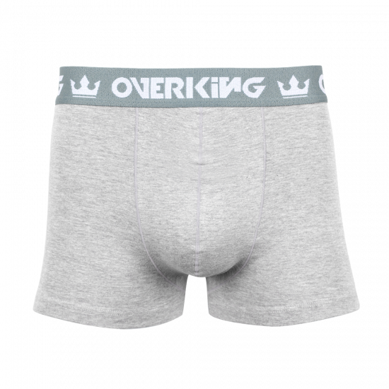 Cueca Overking Boxer Cinza / Cinza