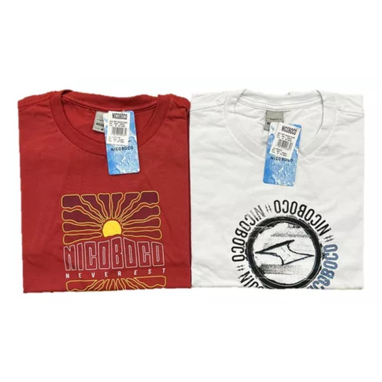 Kit Com 4 Camisetas Nicoboco Original Masculina Lançamento