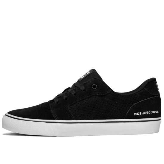 Tenis dc new arrivals branco e preto
