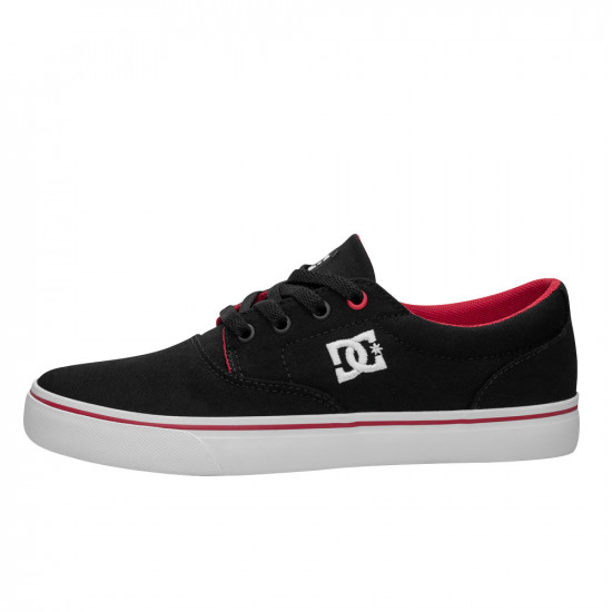 Tenis dc vermelho e preto outlet