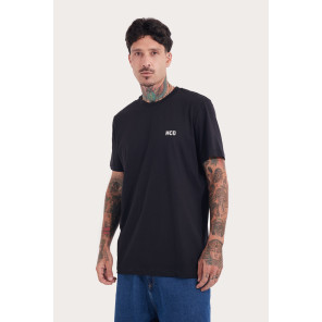 Camiseta MCD Aviamentacao Logo Antigo Preto