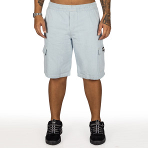 Bermuda Overking Cargo Jeans Azul Claro