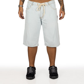 Bermuda Overking Jeans Balão Delavê